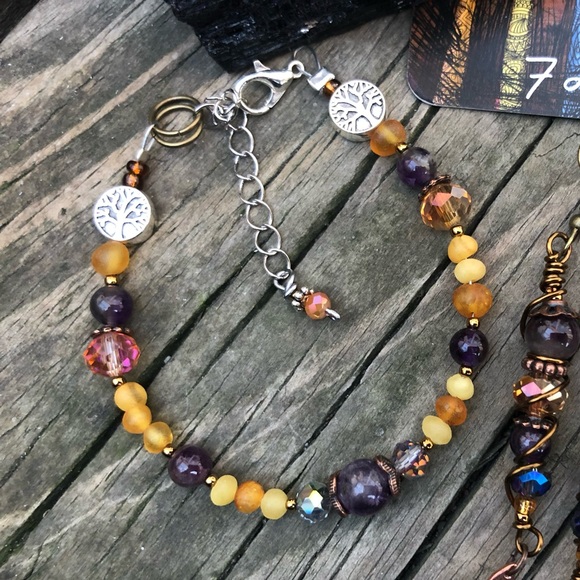 *SOLD* Sun Cazimi Gemstone Bracelet - Picture 9 of 13